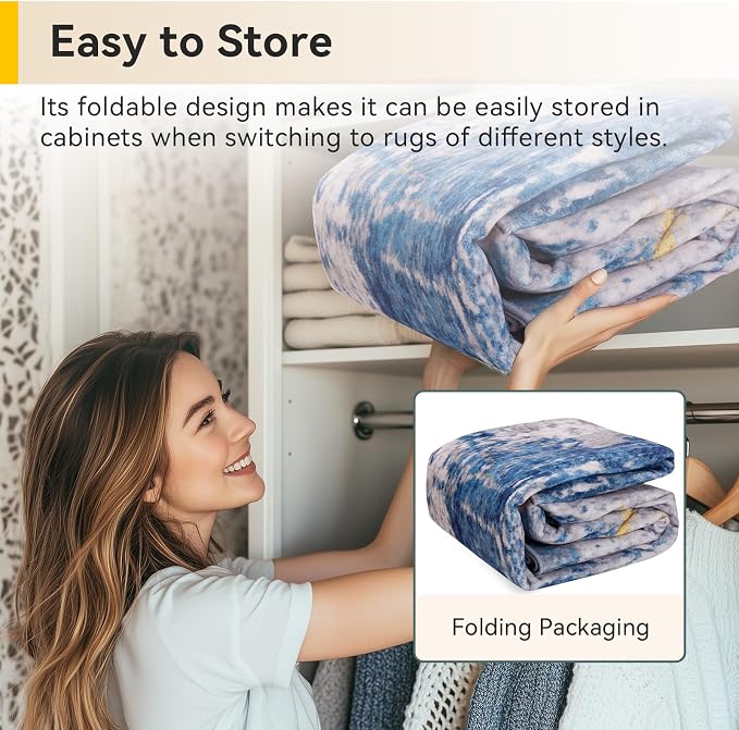 RELEANY Washable Area Rugs 2'6"x10 Non-Slip Modern Abstract Soft