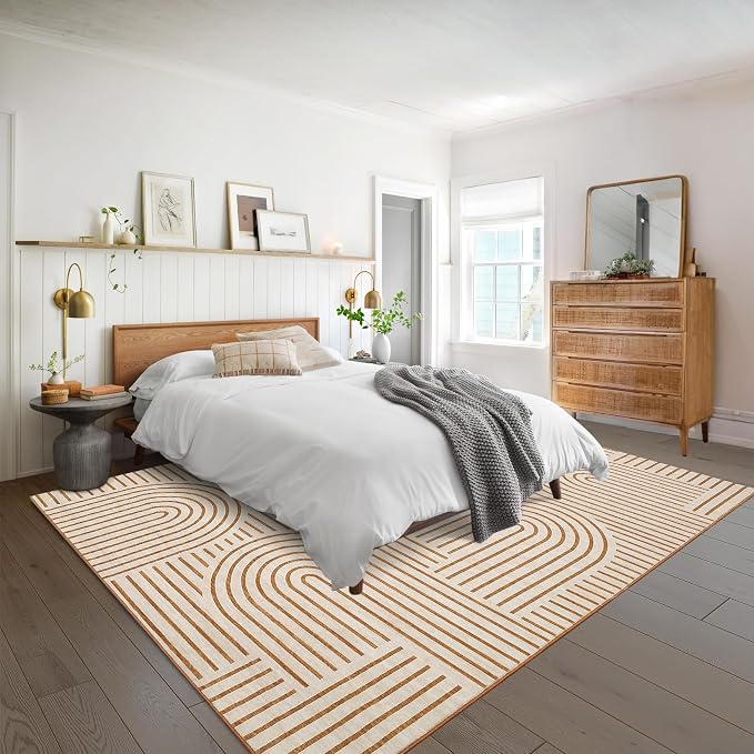 ROYHOME Washable Rug 4x6 Area Rugs