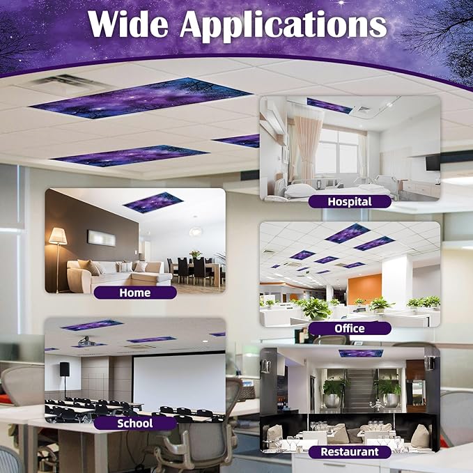 4 Pcs Fluorescent Light Covers