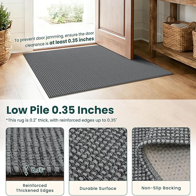 KOZYFLY Cotton 2.5'x14' Runners Rugs