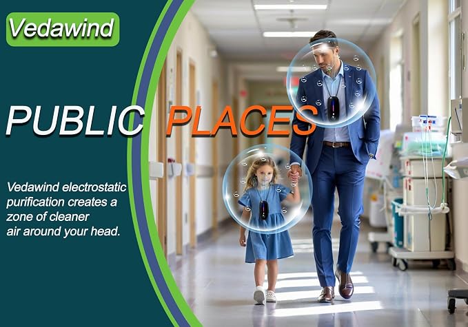 Portable Air Purifier– Wearable Personal Ionizer
