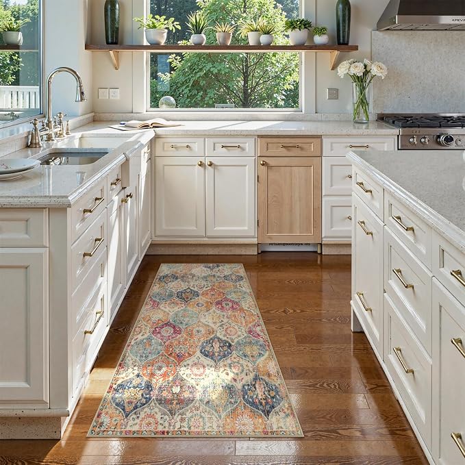 Lahome Kitchen Rugs Non Slip Washable Rugs
