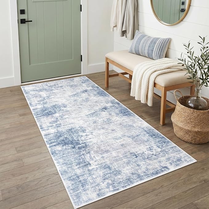 IOHOUZE Abstract Runner Rug 3x6 Ft Washable Runners