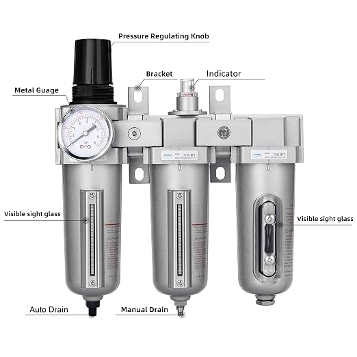 NANPU 1/2" NPT Industrial Grade 3 Stage Air Drying System