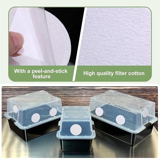 48 Pcs 2.5" Monotub Adhesive Filter Disks-2MM Thick Monotub Filter