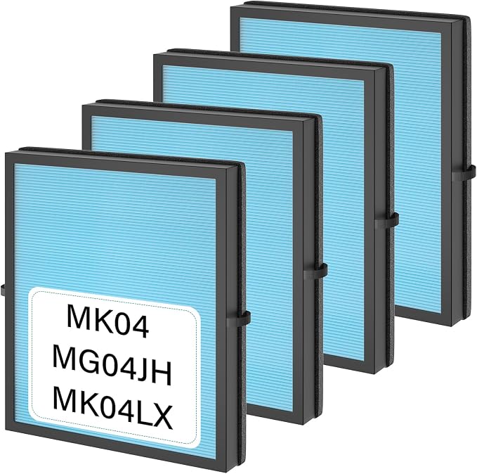 4 Pack MK04 Air Filter Replacement