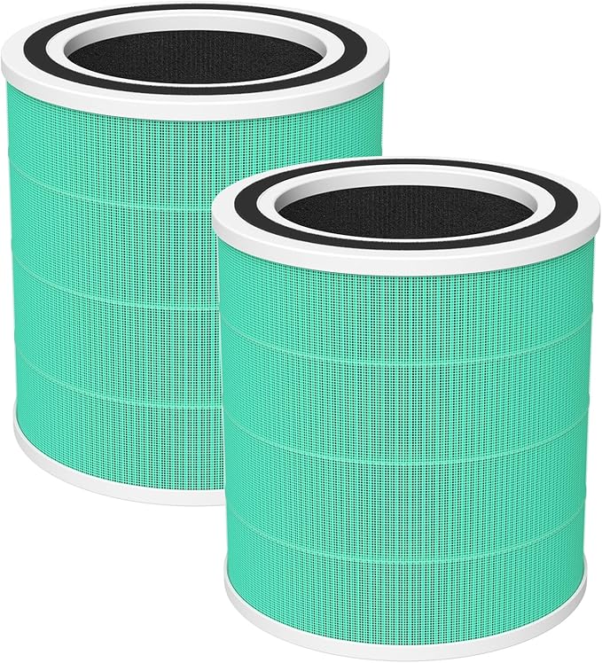 2 Pack AC400 Air Purifi-ers Replacement Filt-er