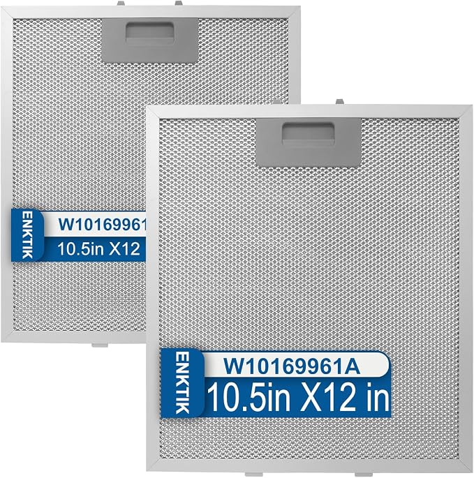 Range Hood Filter Replacement 12" x 10.5"W10169961A
