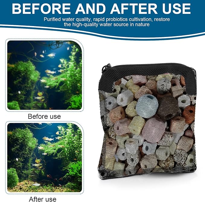 10Pcs Media Bags for Aquarium Fine Mesh Bag Aquarium Filter Media Bags
