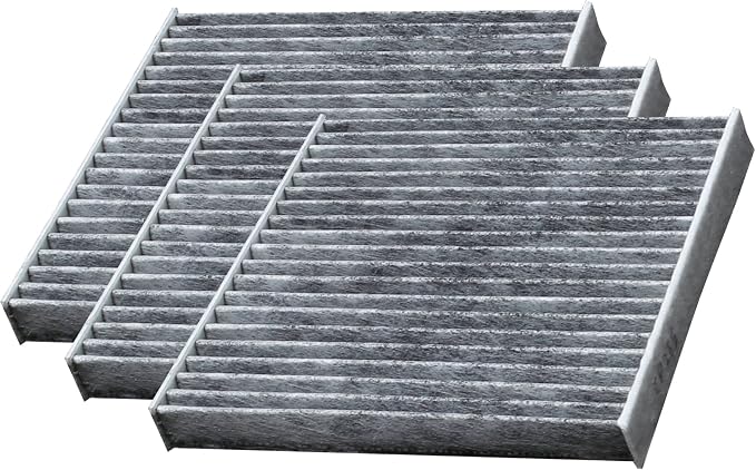 EPAuto CP285 Premium Cabin Air Filter includes Activated Carbon, 3 Packs