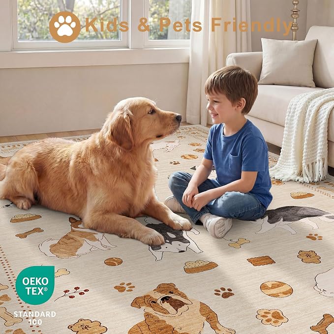 DUKINO 2x3 Entryway Rug, Washable Small Door Mat Indoor Entance Lightweight
