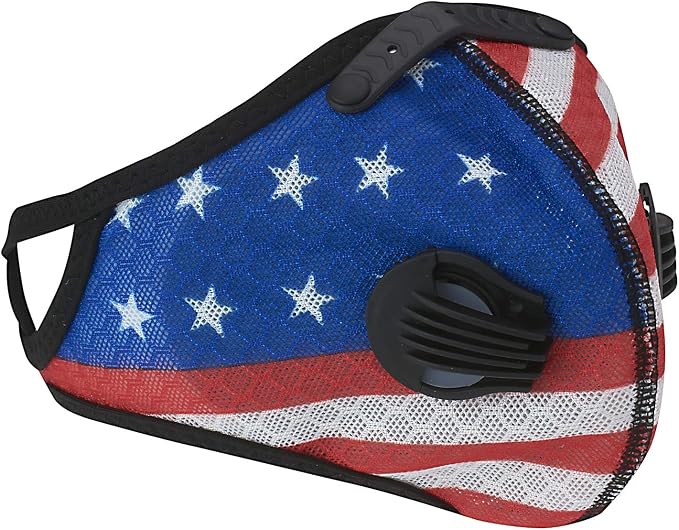 ASA TECHMED Reusable Dual Air Breathing Valve Face Mask Cover