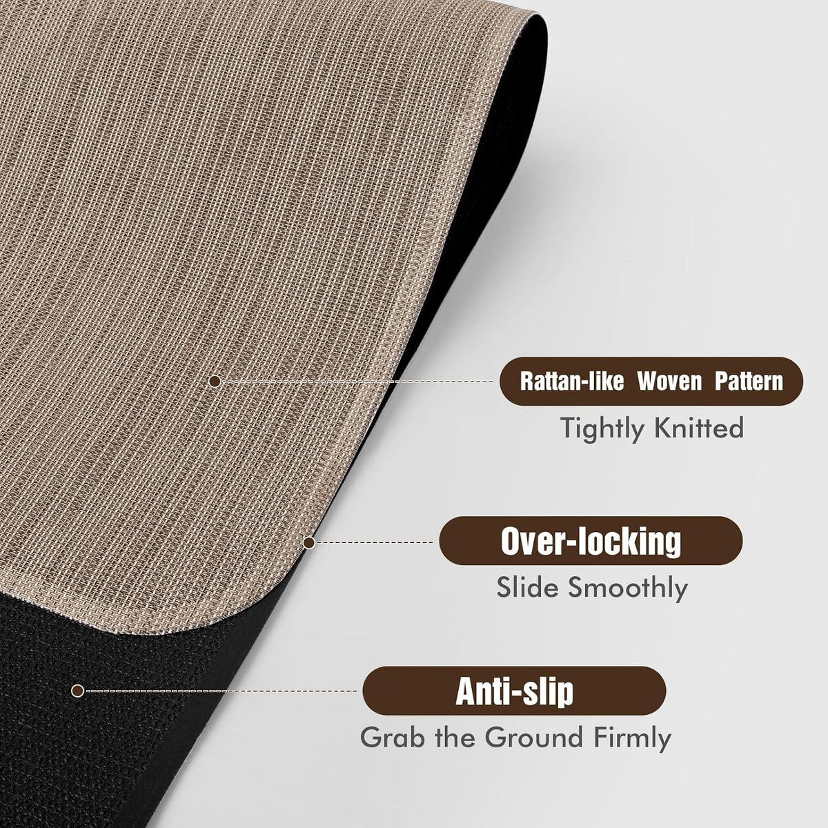 Blvornl Office Chair Mat for Hardwood Floor, Computer Chair Mat, 36" x 48"