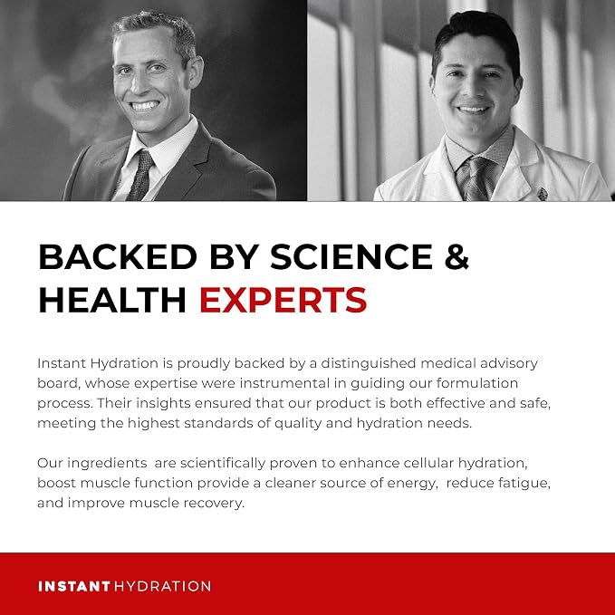 Instant Hydration Electrolytes Powder Packets