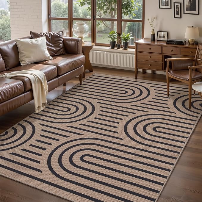 Tangsoo Easy Jute Rug 4x6 Washable Area Rug