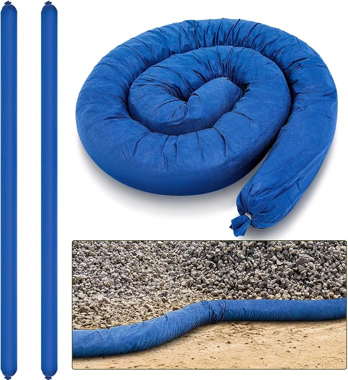 2 Pcs Sediment Filter Erosion Control Blanket Silt Fence Sock