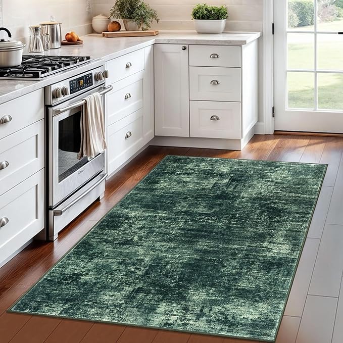 IOHOUZE Abstract Area Rug 4x6 Ft Washable Rugs