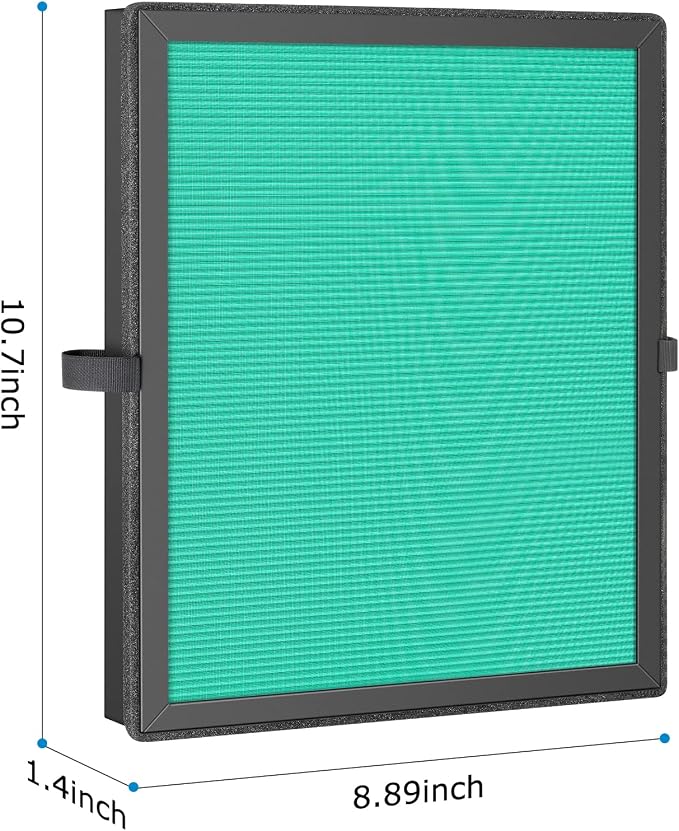 2 Pack MK-04 Air Filter Replacement Compatible