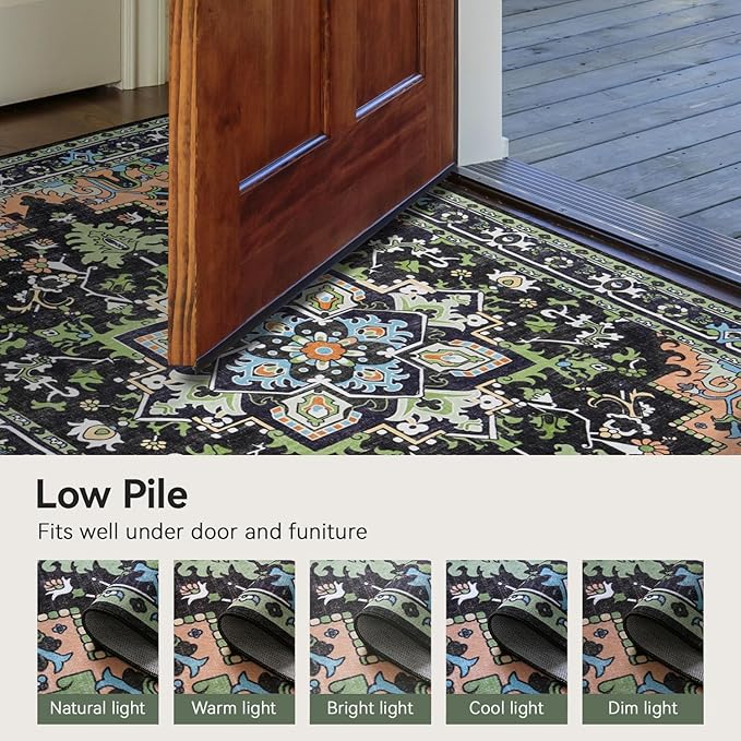 Lofus 9x12 Area Rugs for Living Room, Machine Washable Area Rug, Soft Large