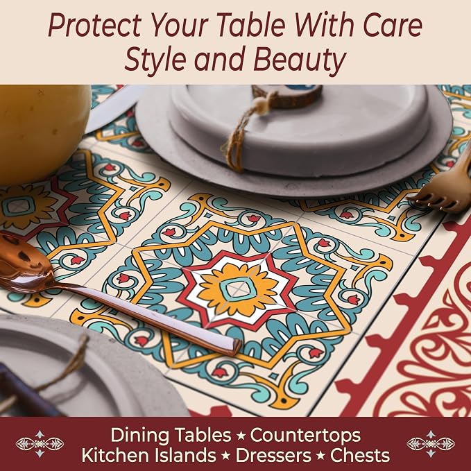 Heat Resistant Table Runner, 53 x 14 Inch