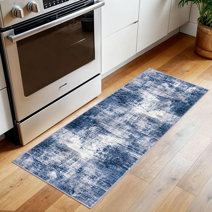 IOHOUZE Abstract Runner Rug 2x5 Ft Washable Runners