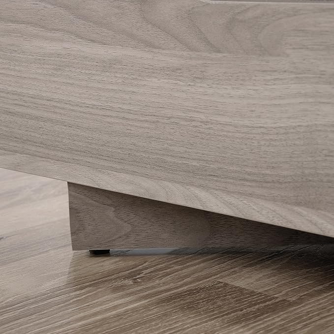 Sauder Milo Dog Bed, Light Walnut Finish