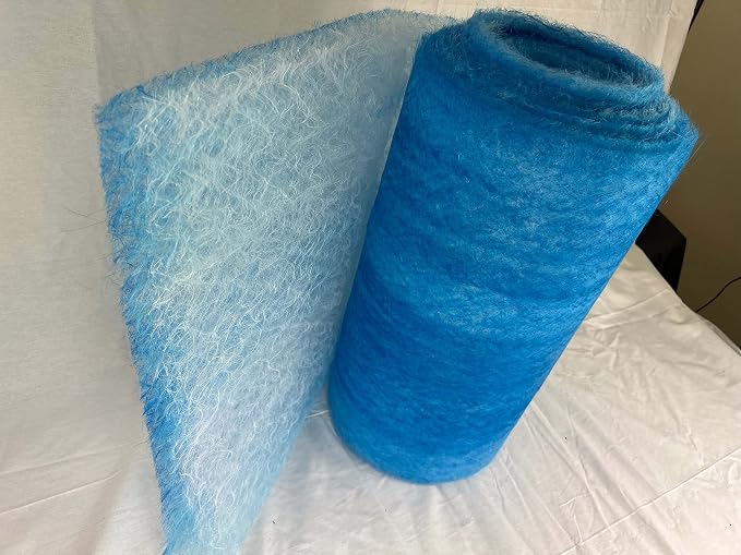 wioboy Paint Booth Exhaust Filter Roll, 18 Gram Heavy Duty Fiberglass Paint