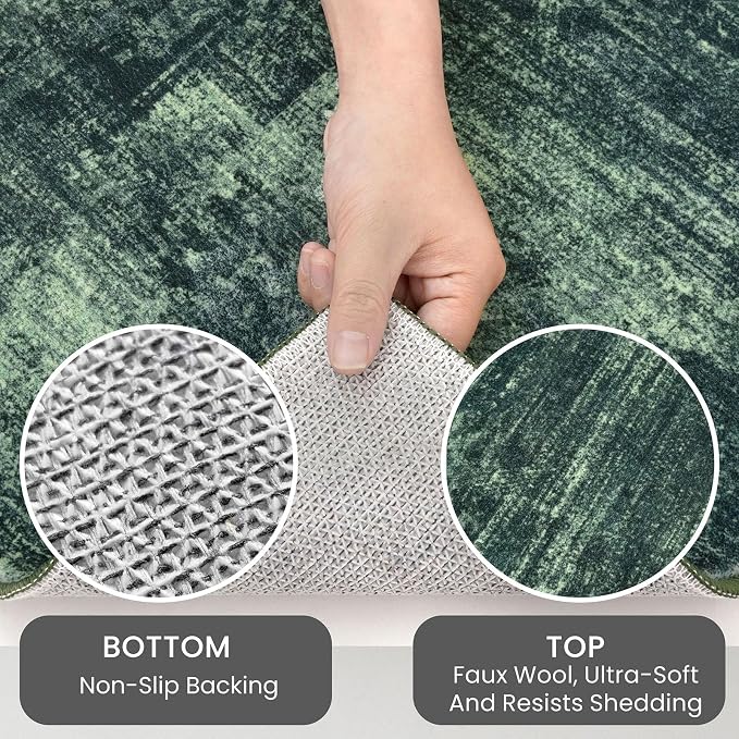 IOHOUZE Abstract Area Rugs 5x7 Ft Washable Rugs