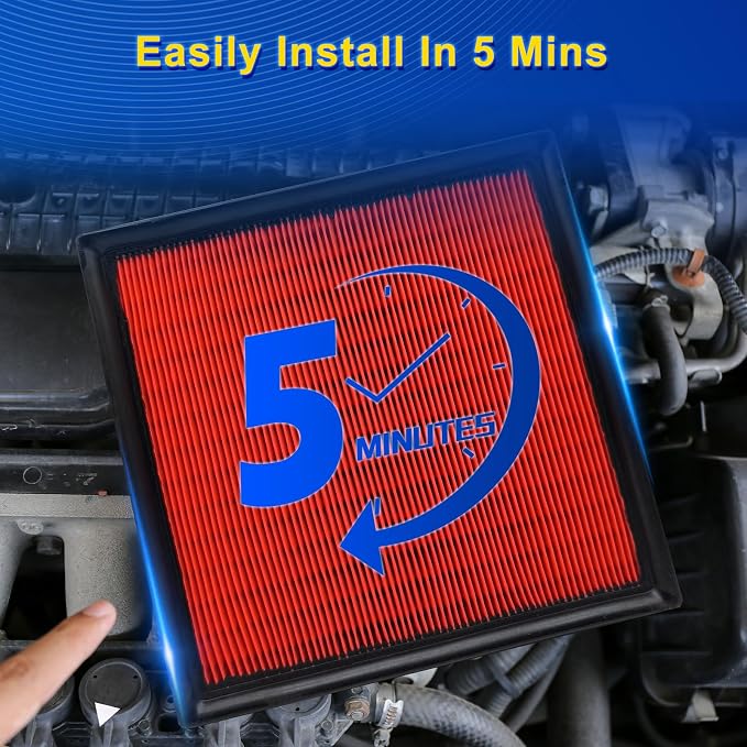 Cabin & Engine Air Filter Kit for 2019-2025 RAV4 2.5L