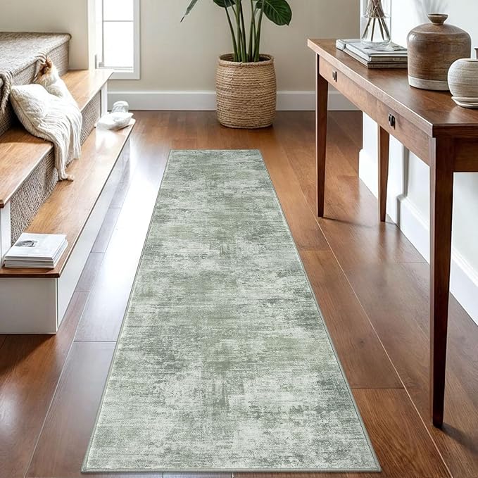 IOHOUZE Abstract Runner Rug 2x8 Ft Washable Runners