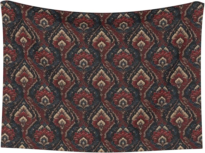 Waterproof Dog Blanket Soft Pet Blanket for Puppy Cat, Fleece Cat Throw Blankets for Furniture Bed Couch Sofa Reversible - Indian Paisley 6