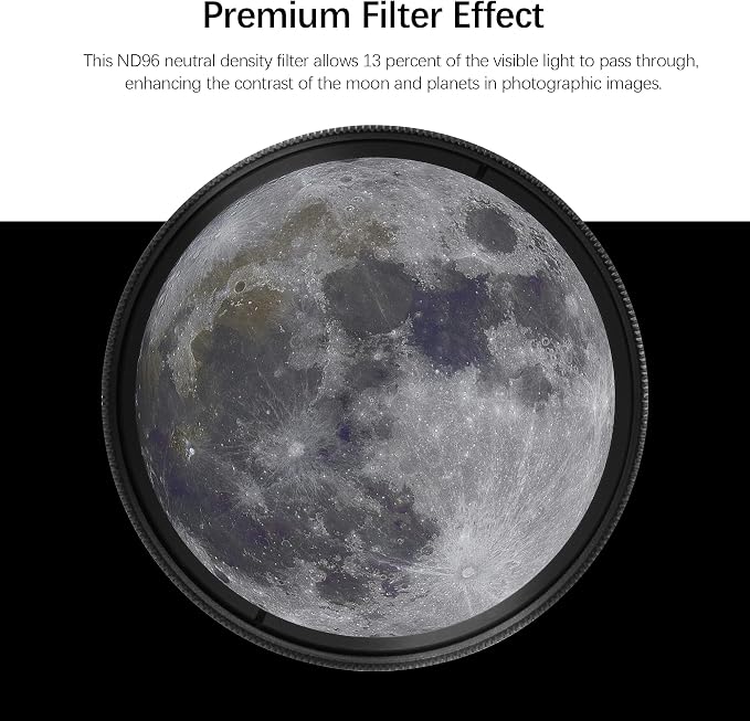 Astromania Telescope Moon Filter 2 inch, Neutral Density Telescope Filter