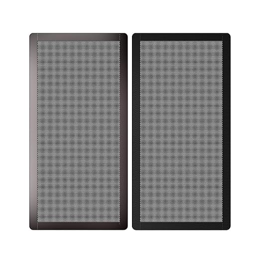 120mm Fan Filter, HFEIX Computer Case Dustproof Magnetic Frame Mesh Black 2Pack