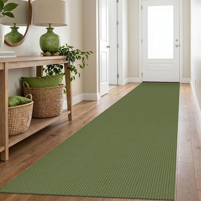 IOHOUZE Washable Exrea Long Hallway Runner Rug 3x16 Non Slip Rubber Backed