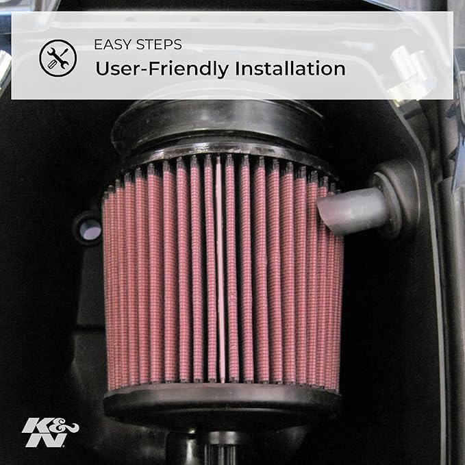 K&N Engine Air Filter: High Performance, Powersport Air Filter: Fits 2004-2014