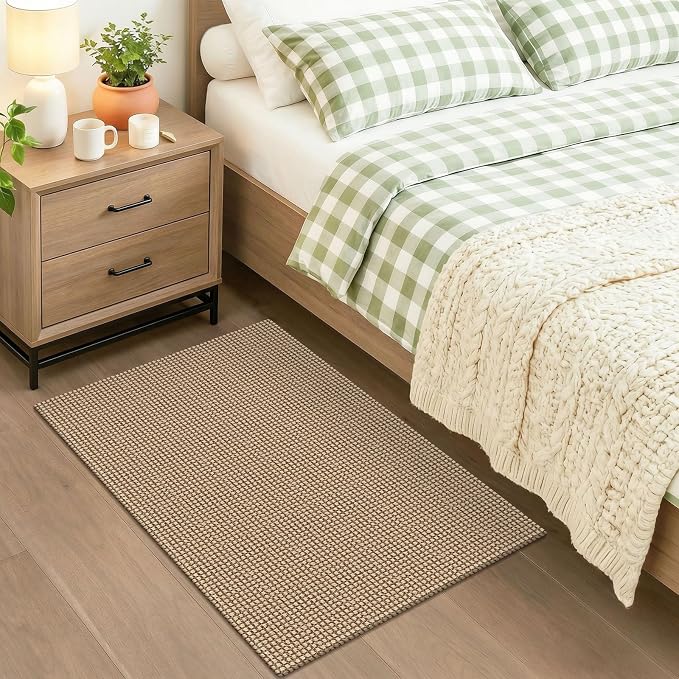 KOZYFLY Indoor Door Mat 2x3 ft Small Area Rugs Washable Front Door Mat Non Slip