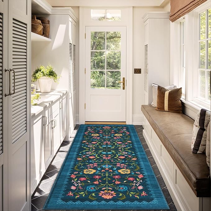 GarveeHome Floral Rug 2x6 Runners