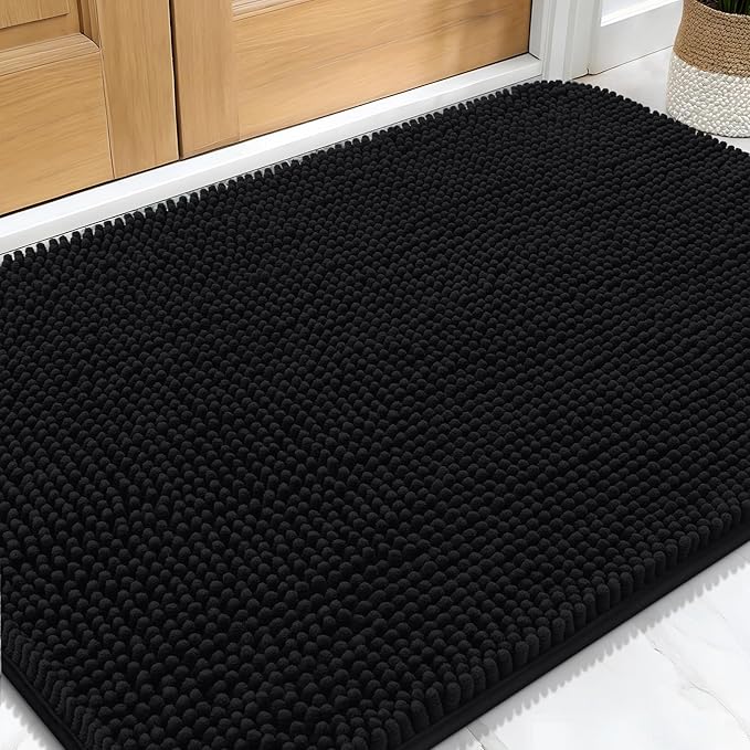 OLANLY Dog Door Mat for Muddy Paws 32x20, Absorbs Moisture and Dirt, Absorbent