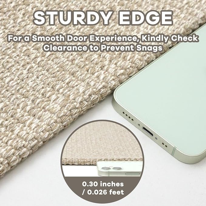 EARTHALL Washable Runner Rug 2x5 Ft Non Slip Runners