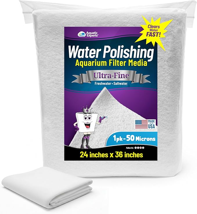 Aquatic Experts Aquarium Polishing Filter Pad, Water Polishing Pad