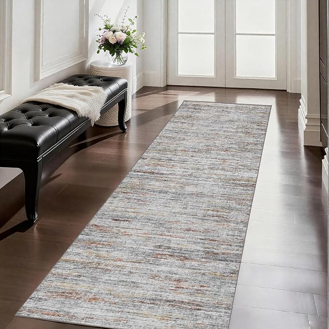 Washable Runners for Hallway 2x6 Runner Rug, Ultra-Thin Kitchen Runner Rugs