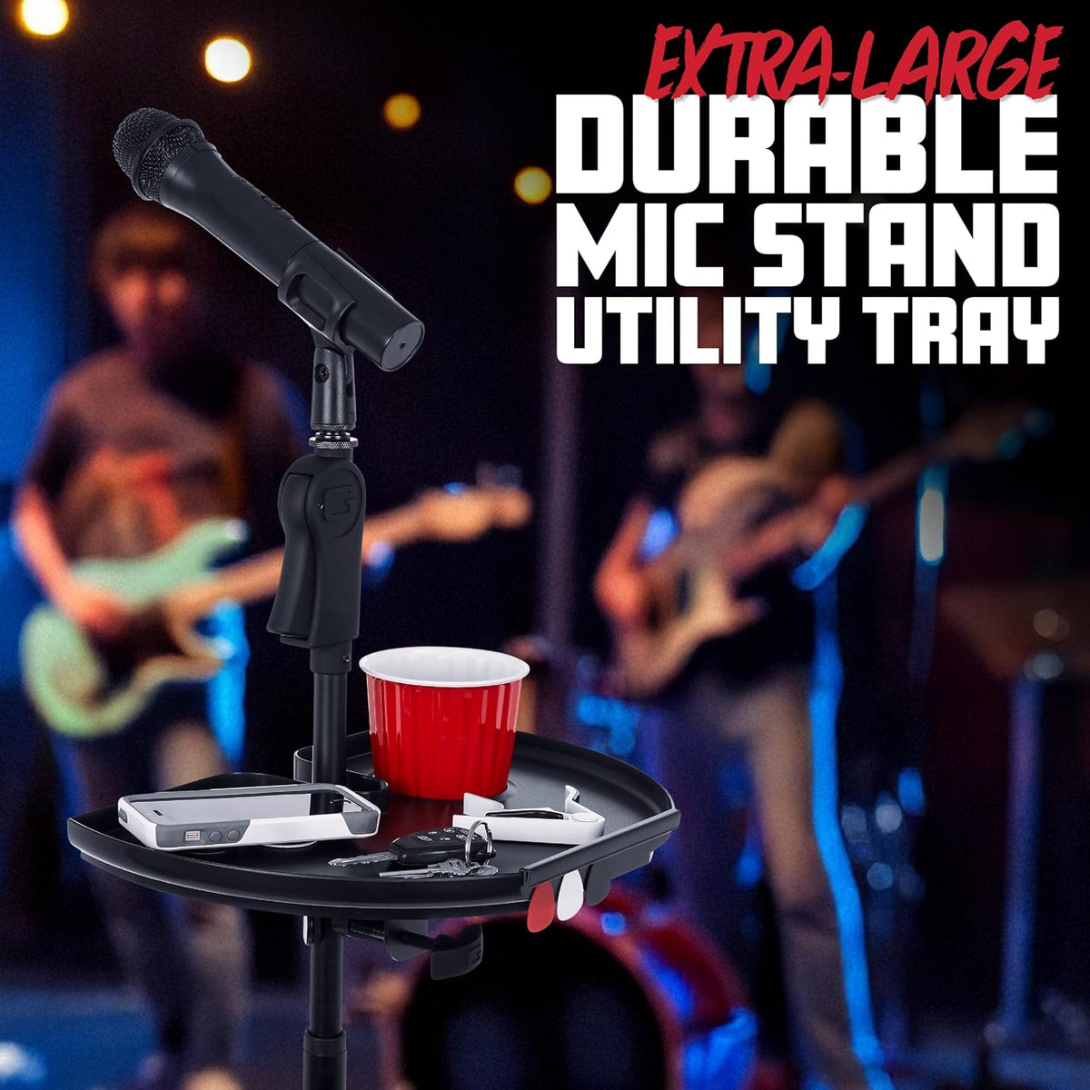 Gator Frameworks Essentials Line Mic Stand 14x9" XL Accessory Tray