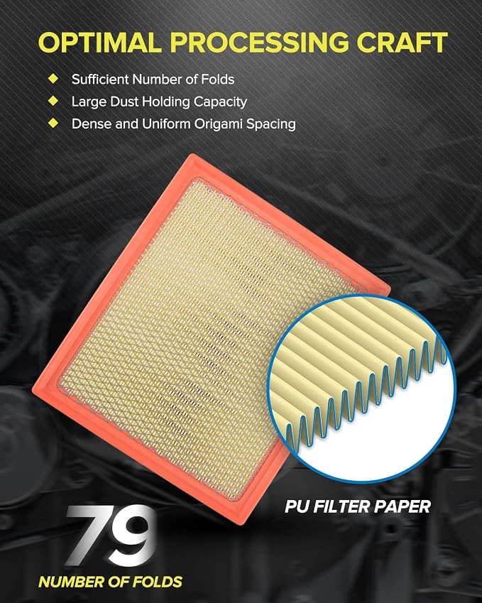 PHILTOP Engine Air Filter CA11895 Replacement