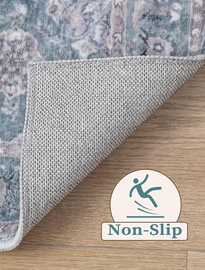 SERISSA Boho Washable Runner Rug