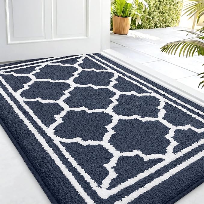 Buganda Indoor Door Mat, Dirt-Resistant and Absorbent Doormat, Low Profile