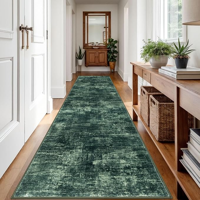 IOHOUZE Abstract Runner Rug 3x12 Ft Washable Runners
