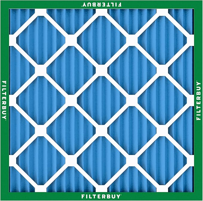 Filterbuy 21x21x1 Air Filter MERV 13 Optimal Smoke & Allergy Defense,
