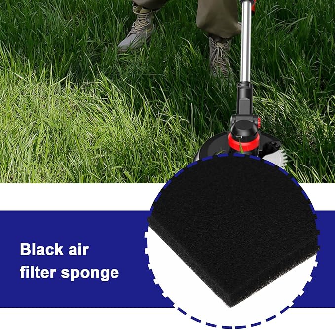 2pcs Air Filter Foam 28x15x1cm 60PPI Filter Mat Filter Insert