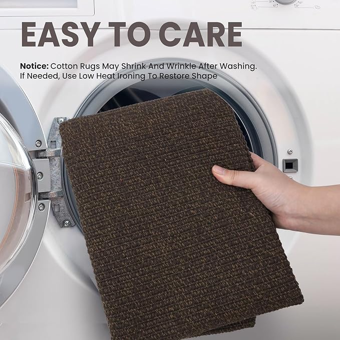 EARTHALL Washable Runner Rug 2x5 Ft Non Slip Runners