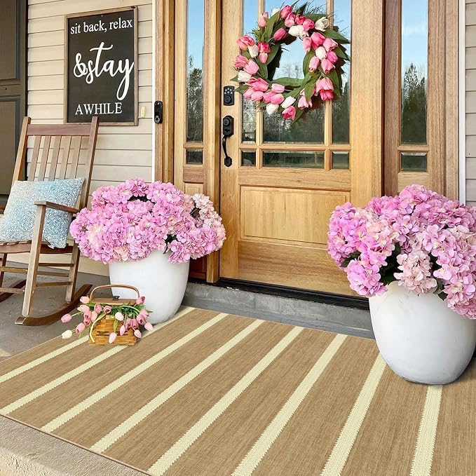Striped 3x5 Entry Rug